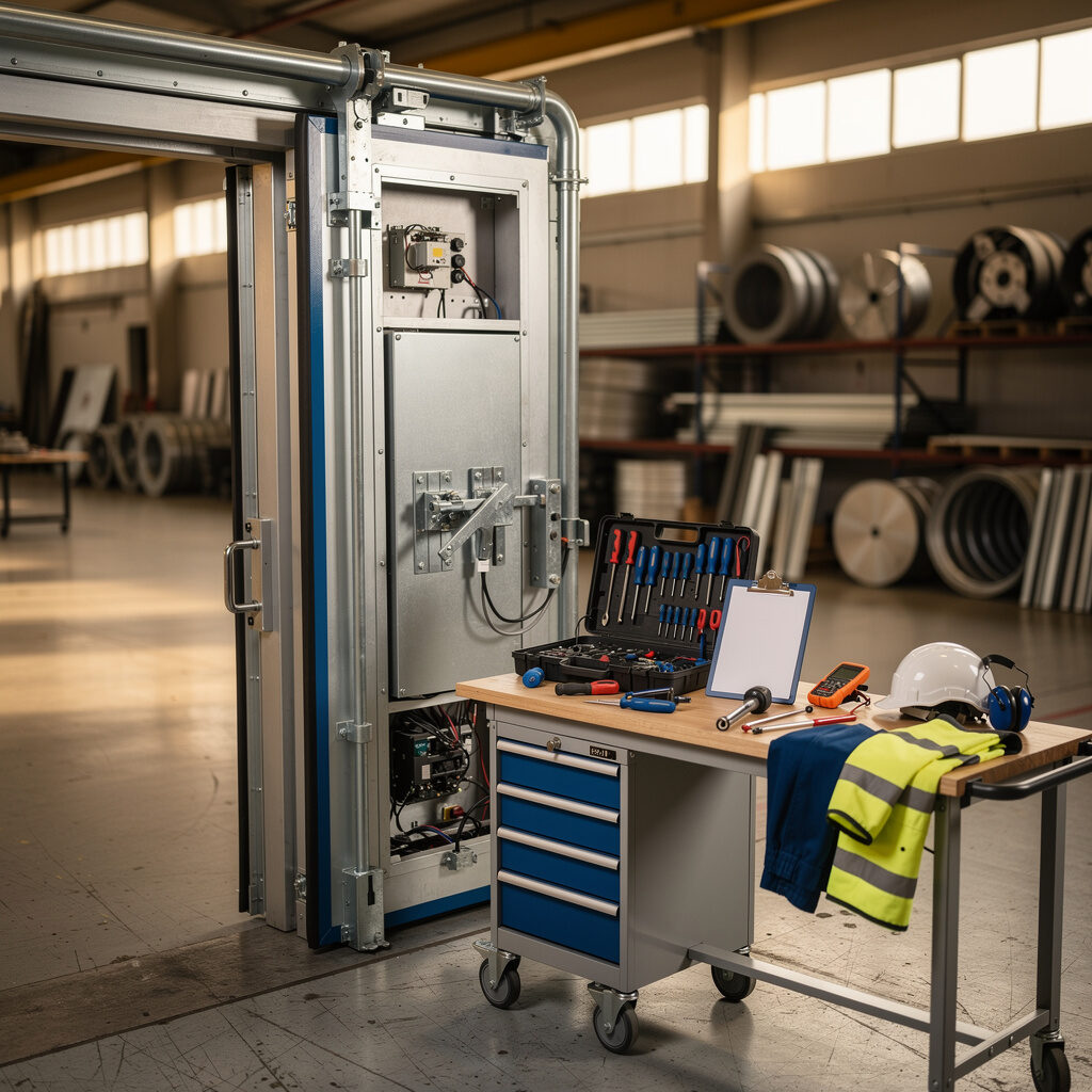 Wie unterstützen wir Sie bei der Montage und der regelmäßigen Wartung? – Rößler Industrietore GmbH